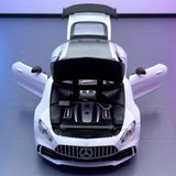 [TOY] 1:24 Mercedes-AMG 2018 GT R blanc voiture miniature Die-Cast