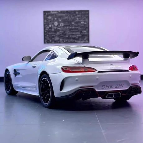 [TOY] 1:24 Mercedes-AMG 2018 GT R White Model Car Die-Cast