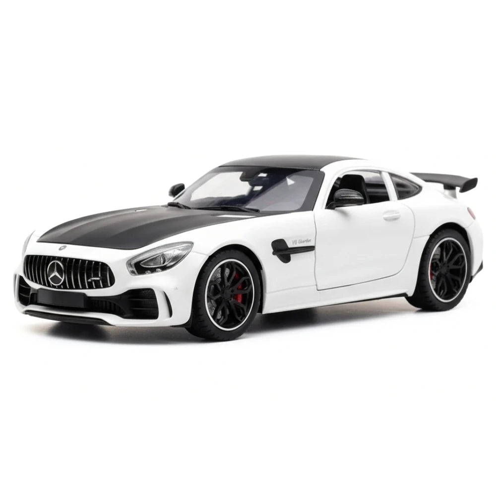 [TOY] 1:24 Mercedes-AMG 2018 GT R blanc voiture miniature Die-Cast