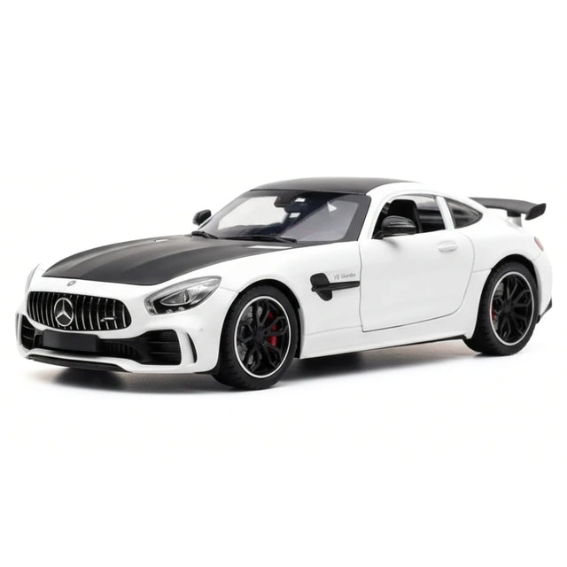[TOY] 1:24 Mercedes-AMG 2018 GT R blanc voiture miniature Die-Cast