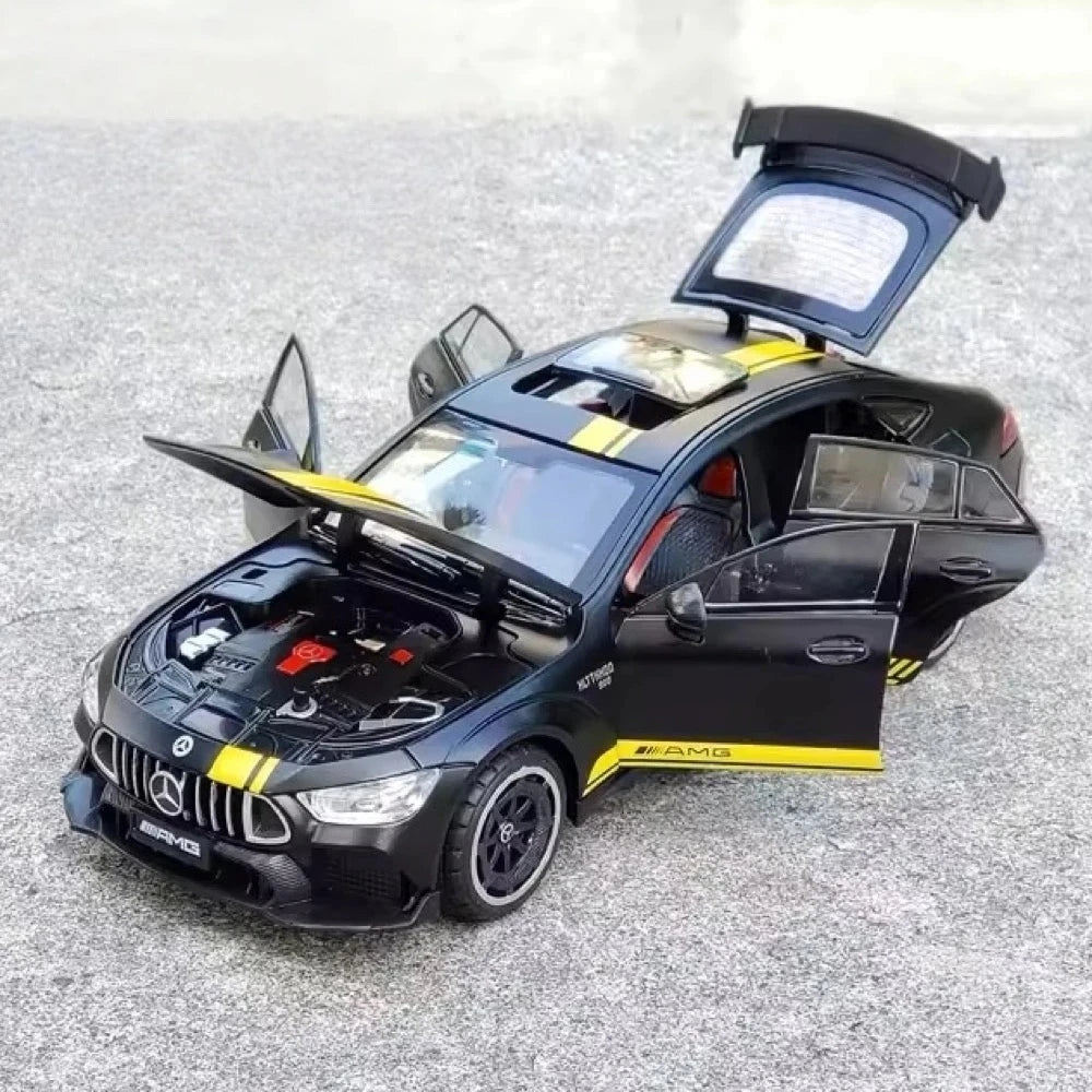 [TOY] 1:24 Mercedes-AMG 2018 GT63 Black Model Car Die-Cast
