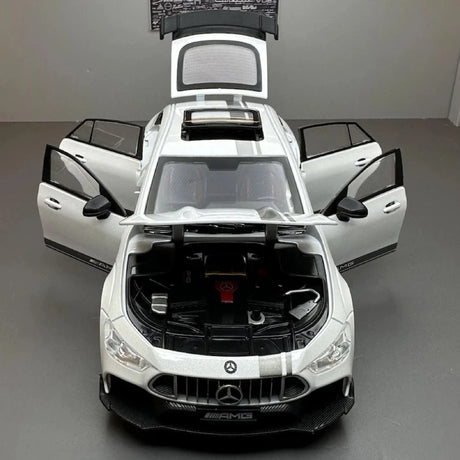 [TOY] 1:24 Mercedes-AMG 2018 GT63 White Model Car Die-Cast