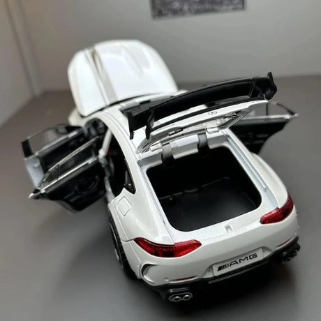 [TOY] 1:24 Mercedes-AMG 2018 GT63 White Model Car Die-Cast