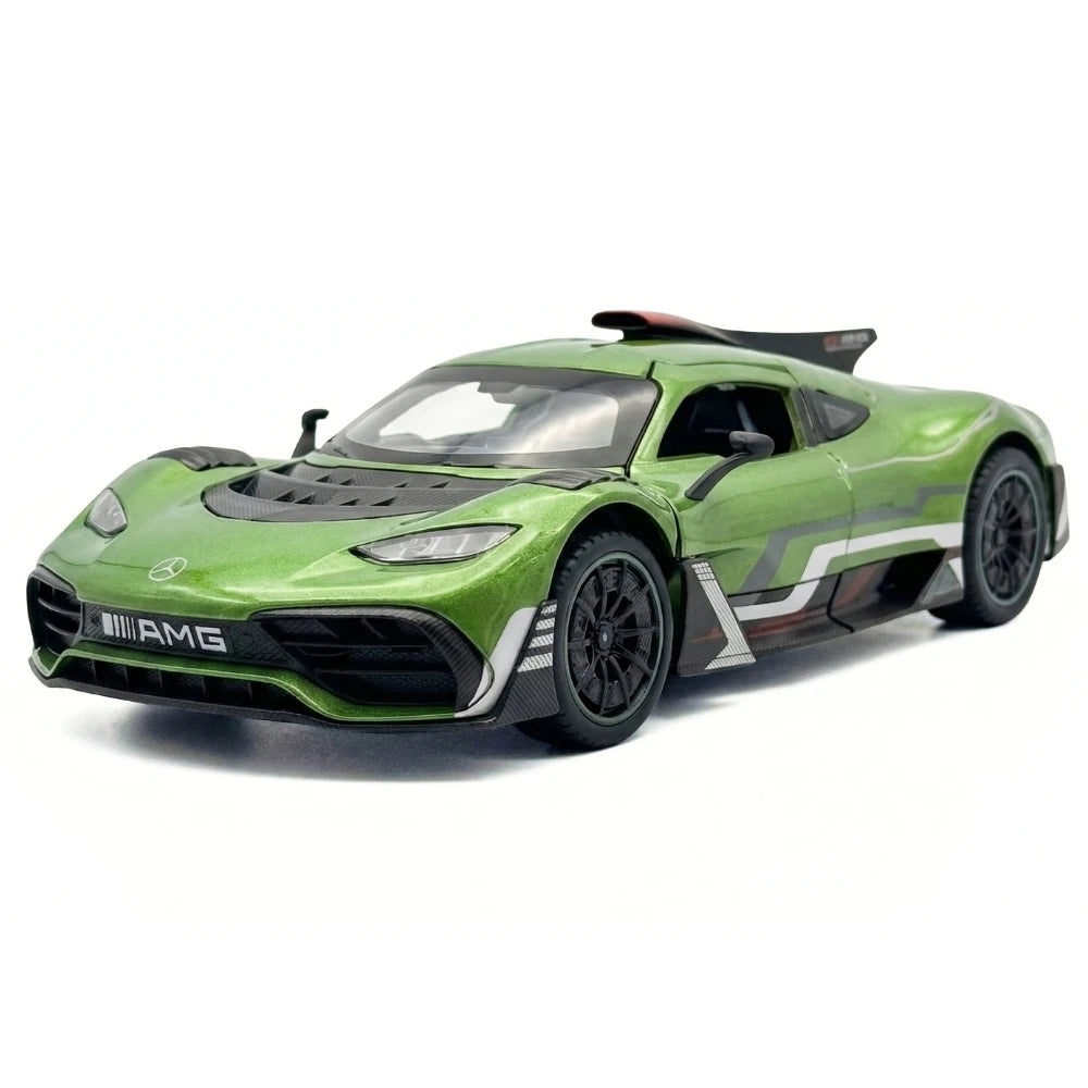 [TOY] 1:24 Mercedes-AMG 2022 One Green Model Car Die-Cast