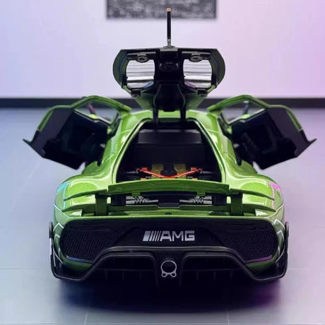 [TOY] 1:24 Mercedes-AMG 2022 One vihreä pienoismalli Die-Cast