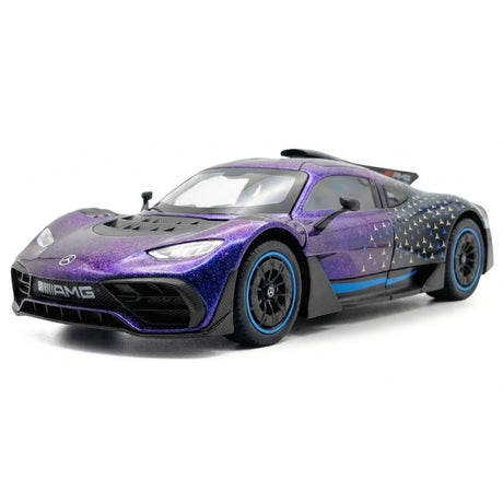 [TOY] 1:24 Mercedes-AMG 2022 One Purple Model Car Die-Cast