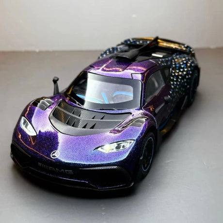 [TOY] 1:24 Mercedes-AMG 2022 One Purple Model Car Die-Cast