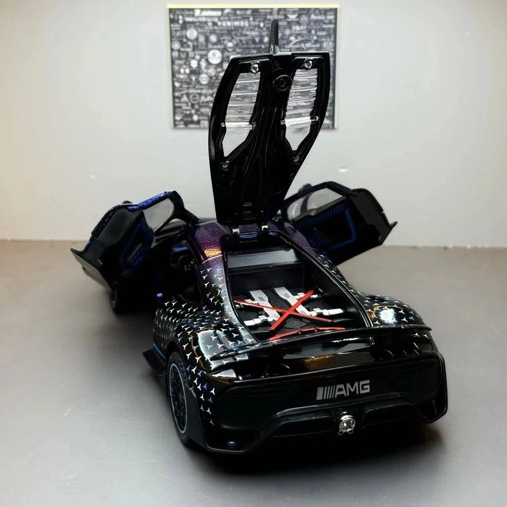 [TOY] 1:24 Mercedes-AMG 2022 One Purple pienoismalli Die-Cast
