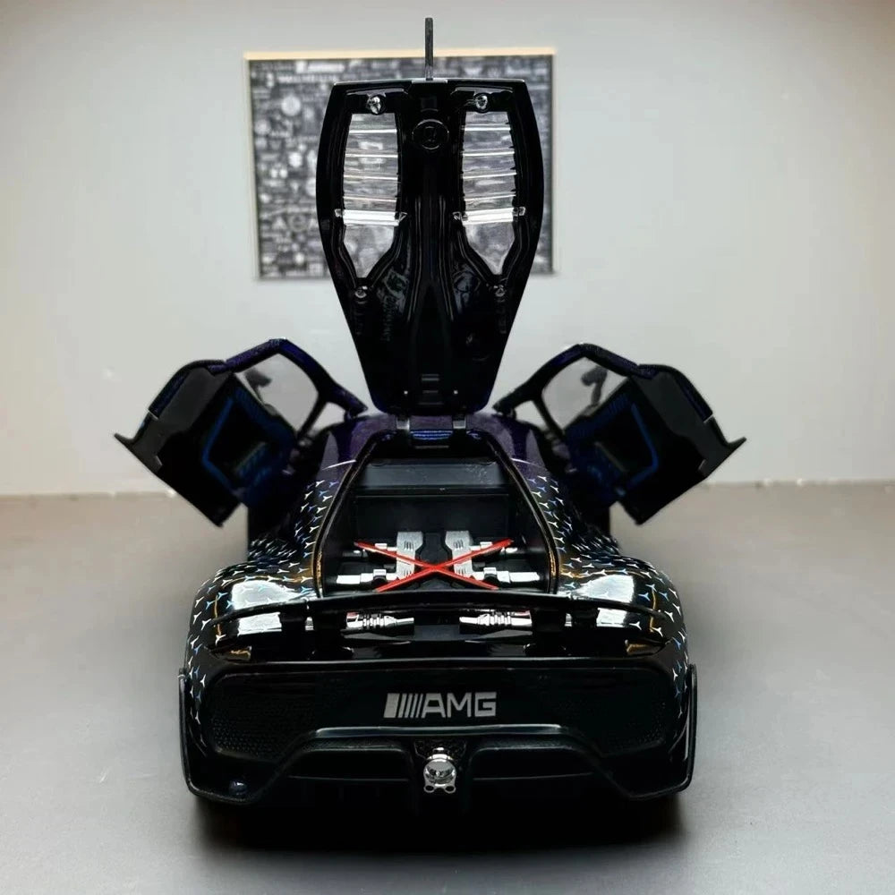 [TOY] 1:24 Mercedes-AMG 2022 One Purple pienoismalli Die-Cast