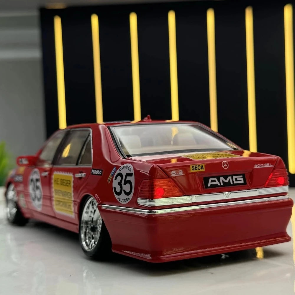 [TOY] 1:24 Mercedes-Benz 1990 190E 2.5-16 Evolution II Camel Model Car Die-Cast