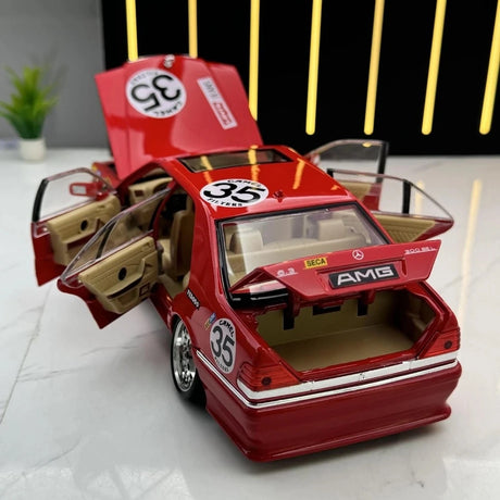 [TOY] 1:24 Mercedes-Benz 1990 190E 2.5-16 Evolution II Camel Model Car Die-Cast
