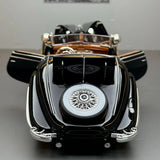 [TOY] 1:24 Mercedes-Benz 1936 500K Black Model Car Die-Cast