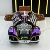 [TOY] 1:24 Mercedes-Benz 1936 500K violet Gradient voiture miniature Die-Cast