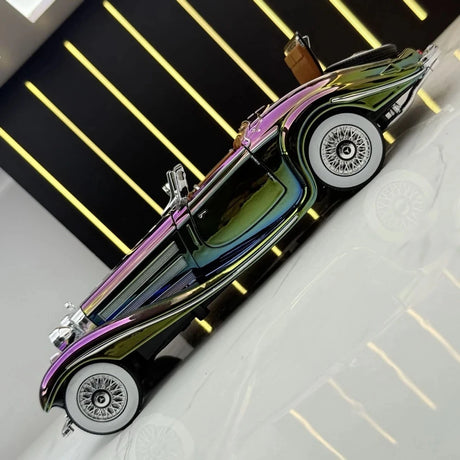 [TOY] 1:24 Mercedes-Benz 1936 500K Purple Gradient Model Car Die-Cast