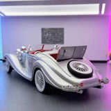 [TOY] 1:24 Mercedes-Benz 1936 500K argent voiture miniature Die-Cast