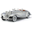 [TOY] 1:24 Mercedes-Benz 1936 500K argent voiture miniature Die-Cast