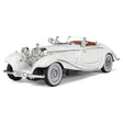 [TOY] 1:24 Mercedes-Benz 1936 500K White Model Car Die-Cast