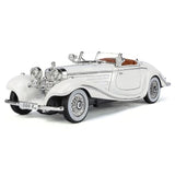 [TOY] 1:24 Mercedes-Benz 1936 500K White Model Car Die-Cast