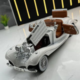 [TOY] 1:24 Mercedes-Benz 1936 500K White Model Car Die-Cast