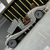 [TOY] 1:24 Mercedes-Benz 1936 500K White Model Car Die-Cast