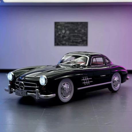 [TOY] 1:24 Mercedes-Benz 1954 300SL Black Model Car Die-Cast