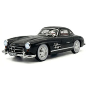 Mercedes-Benz 1954 300SL noir 1:24 – voiture miniature en métal moulé pour exposition