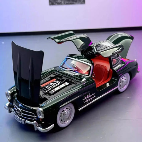 [TOY] 1:24 Mercedes-Benz 1954 300SL Black Model Car Die-Cast
