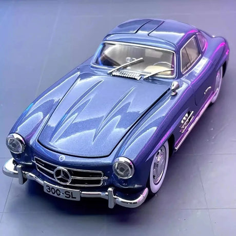 [TOY] 1:24 Mercedes-Benz 1954 300SL Blue Model Car Die-Cast