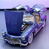 [TOY] 1:24 Mercedes-Benz 1954 300SL sininen pienoismalli Die-Cast