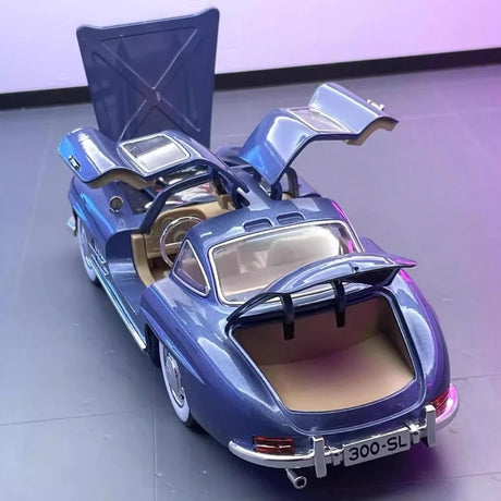 [TOY] 1:24 Mercedes-Benz 1954 300SL Blue Model Car Die-Cast