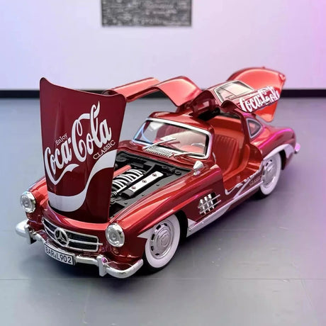 [TOY] 1:24 Mercedes-Benz 1954 300SL Coca-Cola Model Car Die-Cast