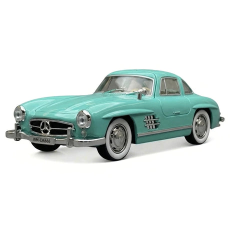 [TOY] 1:24 Mercedes-Benz 1954 300SL Cyan Model Car Die-Cast