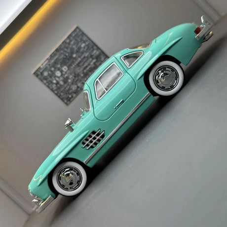 [TOY] 1:24 Mercedes-Benz 1954 300SL Cyan Model Car Die-Cast