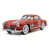 Mercedes-Benz 1954 300SL Red #35 1:24 diecast display model - view 10