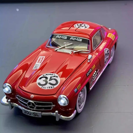[TOY] 1:24 Mercedes-Benz 1954 300SL Red #35 Model Car Die-Cast
