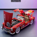 Mercedes-Benz 1954 300SL Red #35 1:24 diecast display model - view 4