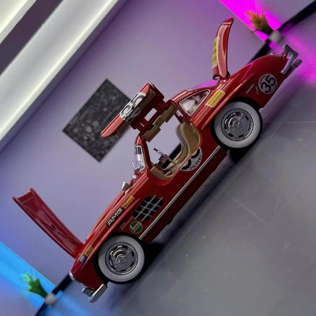 [TOY] 1:24 Mercedes-Benz 1954 300SL Red #35 Model Car Die-Cast
