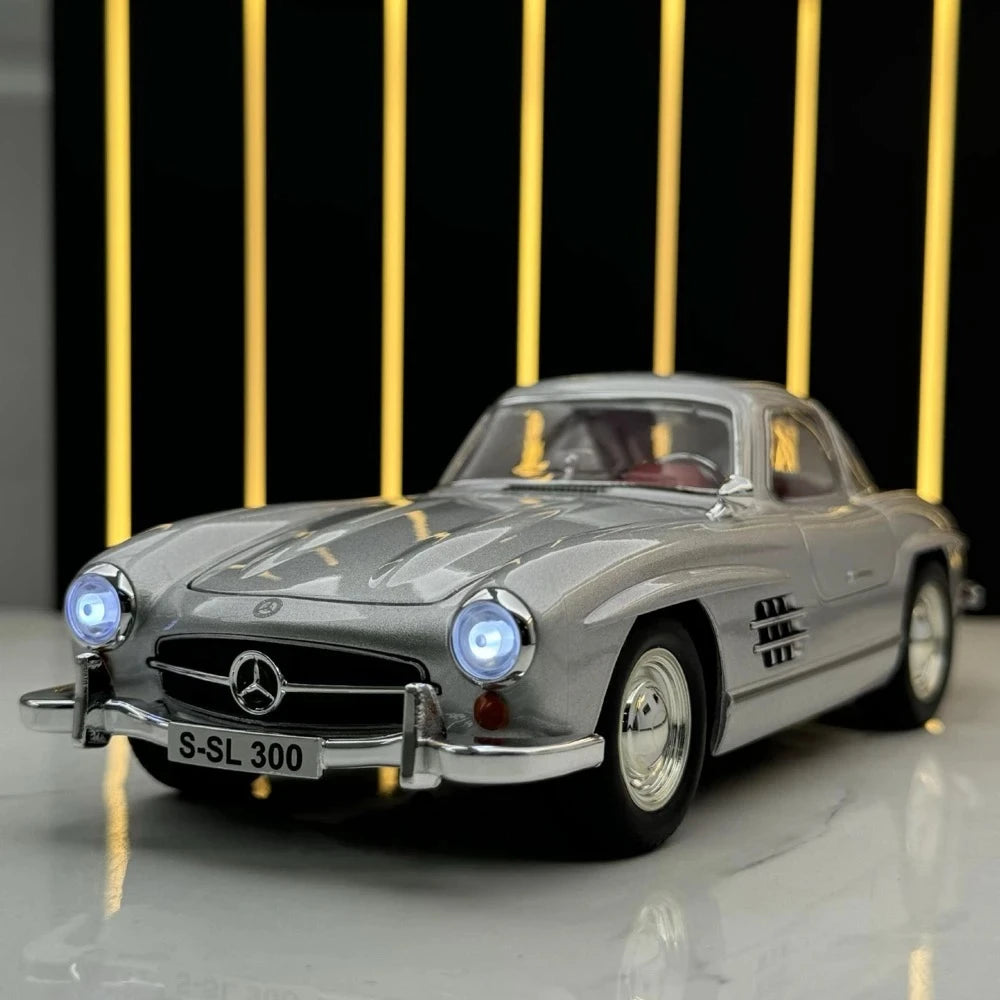 [TOY] 1:24 Mercedes-Benz 1954 300SL argent voiture miniature Die-Cast