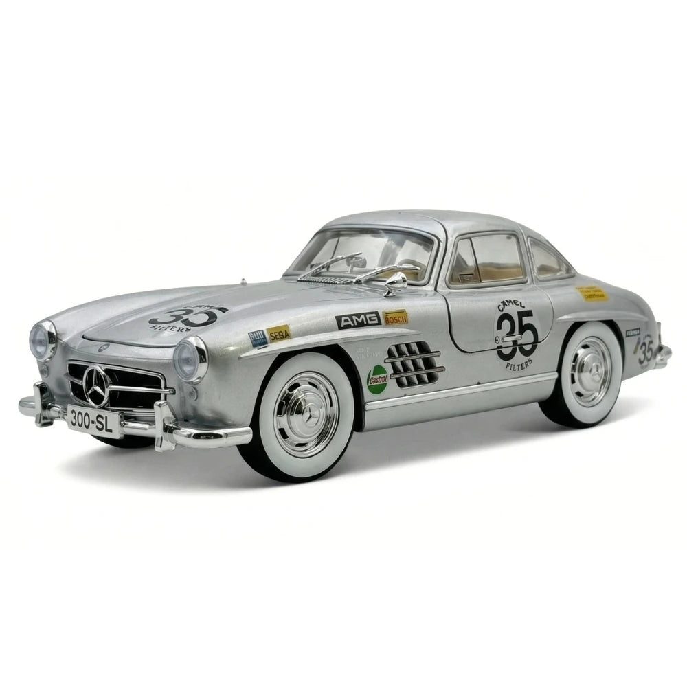 Mercedes-Benz 1954 300SL Silver #35 1:24 valumalli - näkymä 10