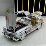 Mercedes-Benz 1954 300SL Silver #35 1:24 valumalli - näkymä 4