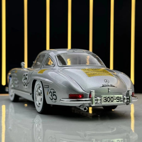 [TOY] 1:24 Mercedes-Benz 1954 300SL Silver #35 Model Car Die-Cast