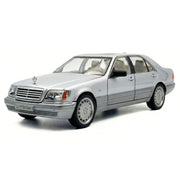 Mercedes-Benz 1991 600 SEL argent 1:24 – voiture miniature en métal moulé pour exposition