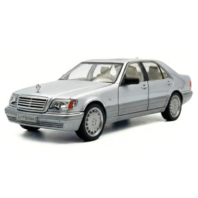 [TOY] 1:24 Mercedes-Benz 1991 600 SEL argent voiture miniature Die-Cast