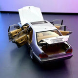 [TOY] 1:24 Mercedes-Benz 1991 600 SEL argent voiture miniature Die-Cast