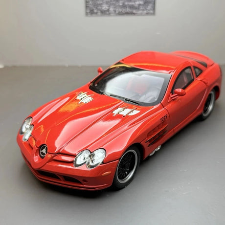 [TOY] 1:24 Mercedes-Benz 2006 SLR McLaren 722 S Red Model Car Die-Cast