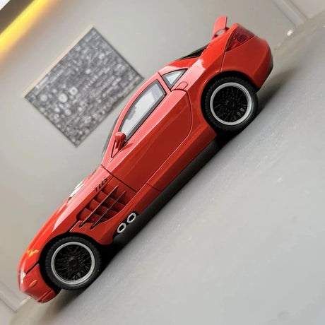 [TOY] 1:24 Mercedes-Benz 2006 SLR McLaren 722 S Red Model Car Die-Cast