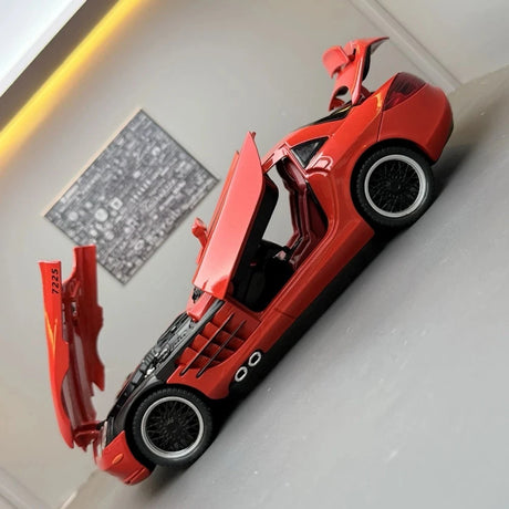 [TOY] 1:24 Mercedes-Benz 2006 SLR McLaren 722 S Red Model Car Die-Cast