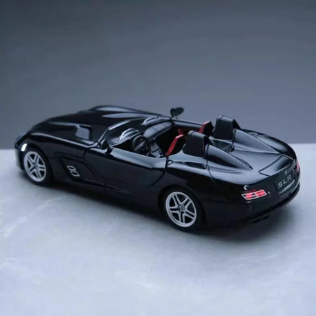 [TOY] 1:24 Mercedes-Benz 2009 SLR Stirling Moss Black Model Car Die-Cast