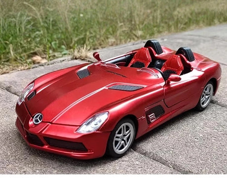 [TOY] 1:24 Mercedes-Benz 2009 SLR Stirling Moss Red Model Car Die-Cast