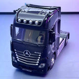 [TOY] 1:24 Mercedes-Benz 2012 Actros Black Model Car Die-Cast